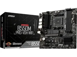 Motherboard MSI B550M PRO-VDH WIFI (Socket AM4 - AMD B550 - Micro ATX)