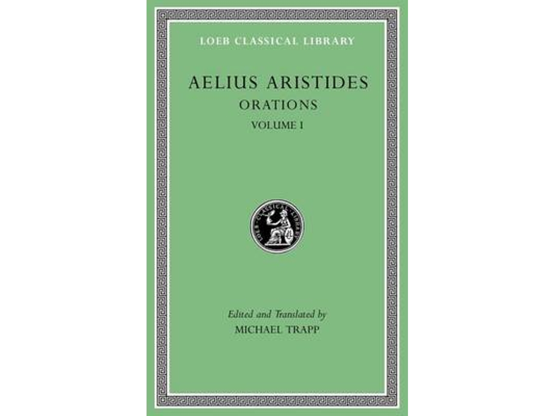 Livro Orations de Aelius Aristides (Inglês)
