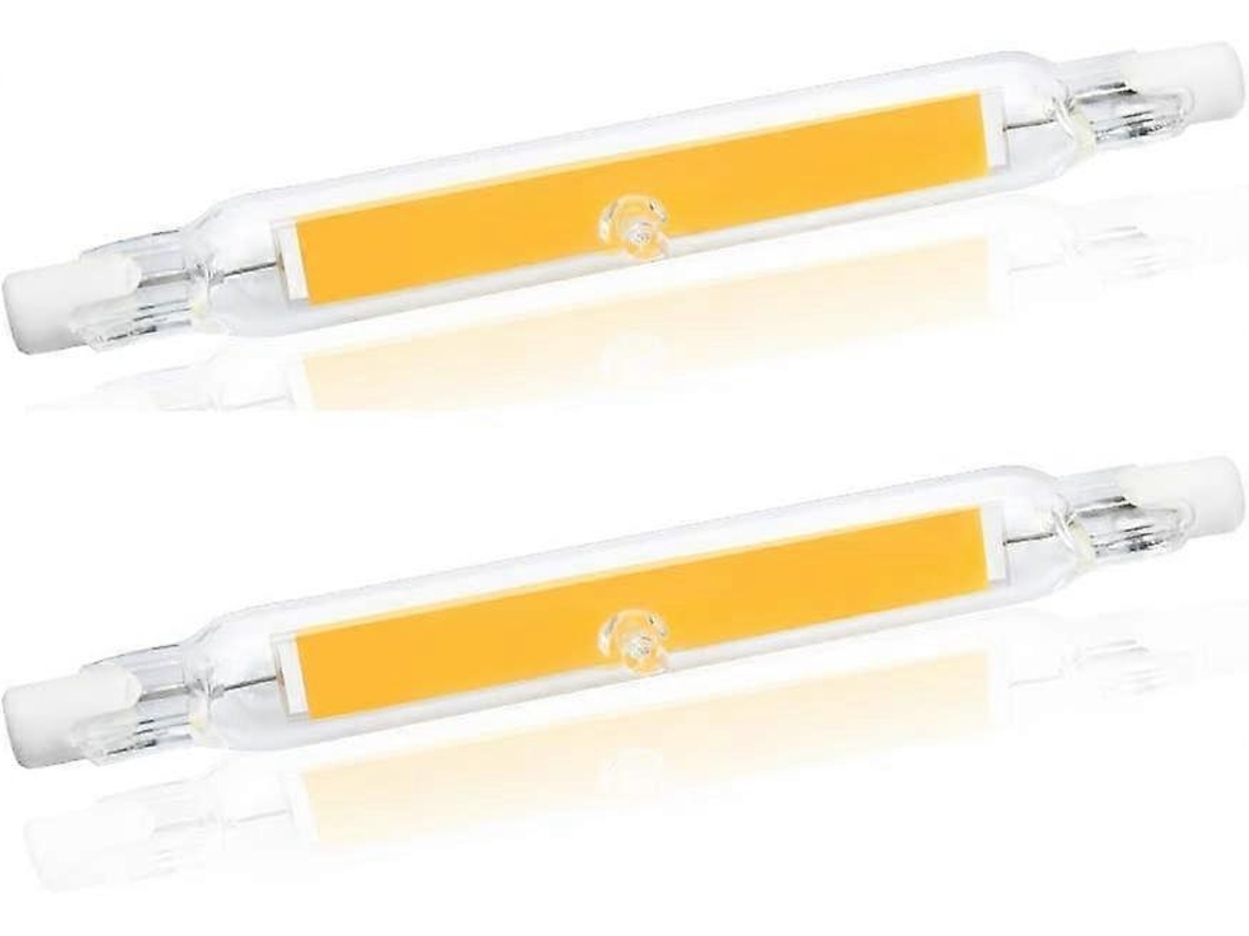 Rebe bombilla Led R7s 78mm J78 Cob 5w 500 Lúmenes 4000k Equivalente a 30w 48w 50w Halógena A++ 2 Piezas