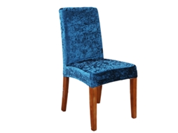 1 Pacote Protetor Removível de Capa para Cadeira de Sala de Jantar para Casa Restaurante-13 # Azul Pavão-39*6*50Cm LUUCOZK
