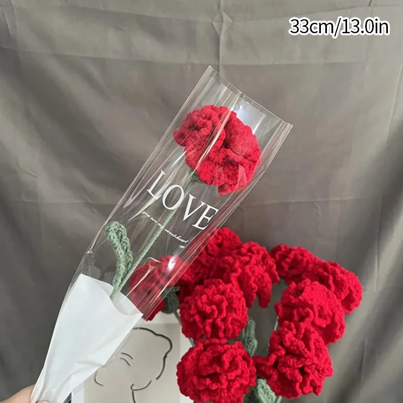 Flores Tricotadas À Mão, Flores de Crochê, Buquês de Flores "faça Você Mesmo". MDUG