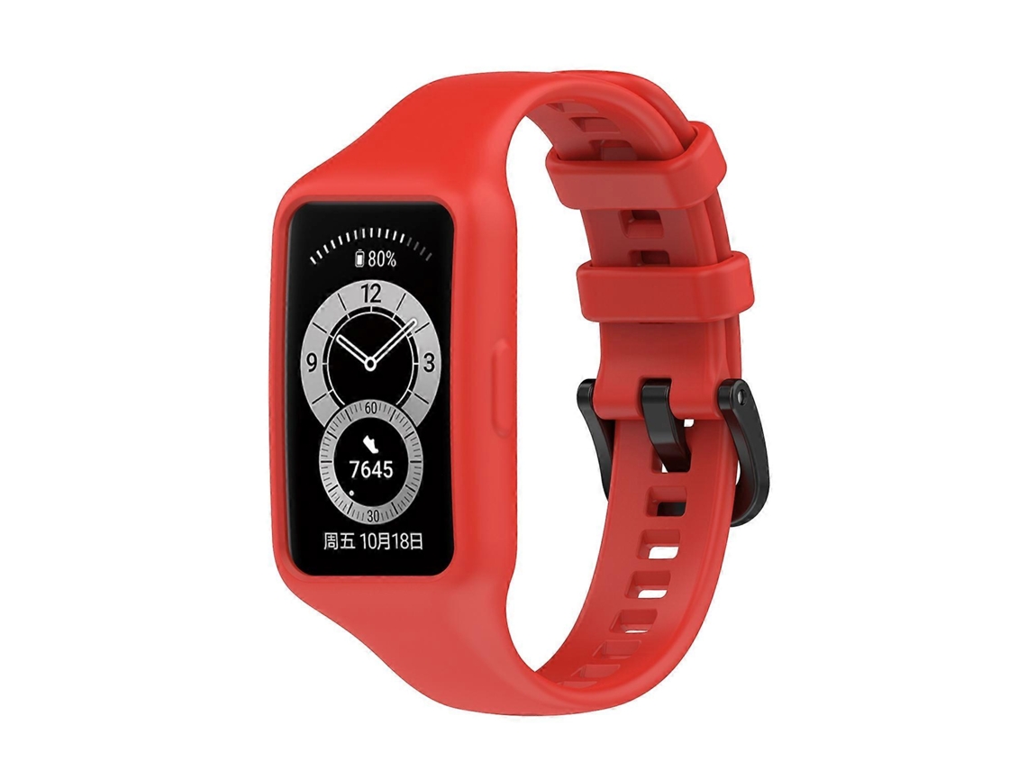 Pulseira Universal De Silicone Integrada Para Huawei Band 7 / 6 Pro / 6 / Honor Band 6