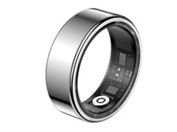 Smart Ring Com Monitorização De Frequência Cardíaca, Oxigénio, Sono, Stress, E Classificação Ip68 À Prova (prata - Tamanho 12)