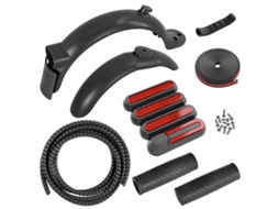 Kit de para-choques dianteiro e traseiro S/MARCA para patinete elétrico M365/pro, com capas laterais, capa do freio de mão e faixa anticolisão