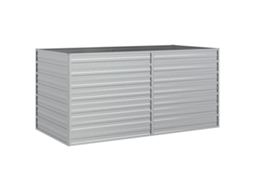 Garden Raised Bed, Garden Raised Beds Vidaxl Prateado Aço (160 X 80 X 77 Cm)