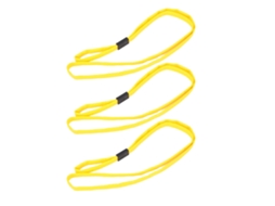 Conjunto de 3 unidades de corda de segurança universal ajustável em PVC para ferramentas, corda para pendurar em trabalhos de madeira.