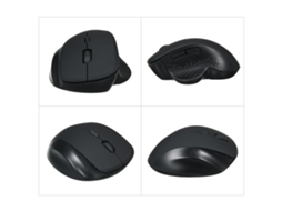 Mouse Óptico Vertical Sem Fio 2.4g, 6 Teclas, Ergonômico, 3 Velocidades, Pc/laptop Várias Cores Luz Dourada