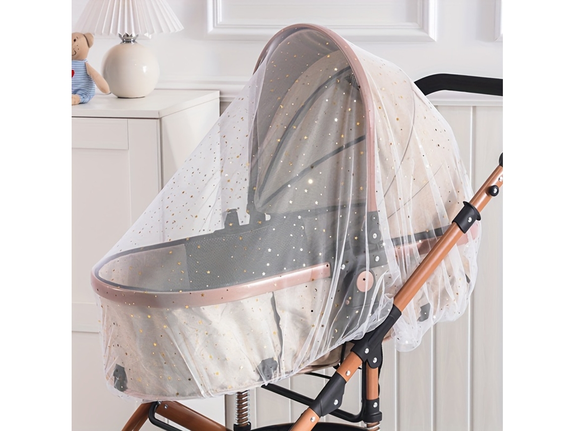 Conjunto De Mosquiteira Para Carrinho De Bebê, Capa Estampada, Extragrande, Adequado Para Uso Ao Ar Livre, Ideal Para Crianças, Educativo...