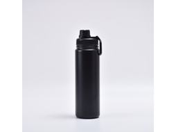(preta) Garrafa De Água Esportiva Isolada De 750ml, Feita De Aço Inoxidável Com Titânio Puro, Portátil