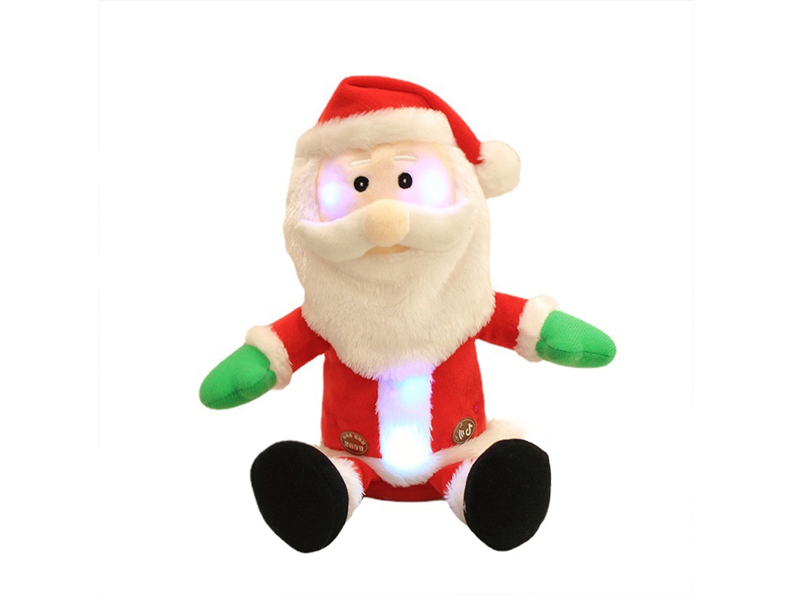 Natal Mágica Papai Noel Pelúcia, Animal De Pelúcia Com Pele Ultra Macia, Ideal Para Charme Festivo E Decorações De Natal