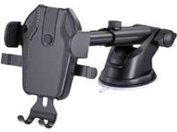 Suporte Ajustável Para Celular Com Ventosa Para Carro, Montagem Estável E Antiderrapante.