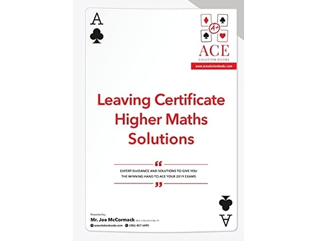 Livro Leaving Certificate Higher Maths Solutions 2018/2019 de Joe McCormack (Inglês)