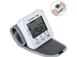 1 Unidade de Monitor Pressão Arterial Automático Pulso, Braçadeira com Grande Visor Lcd Ret Roiluminado Pa, GOKOCO