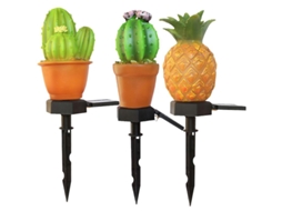 3pcs Luz De Jardim Com Energia Solar