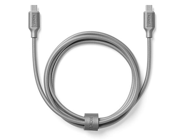 Cabo LEXON Metalico USB-C (Cinzento)