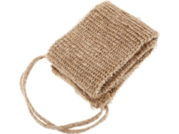 Escova De Costas Esfoliante Juta Macia E Confortável Mikinona Com Cabo, Esfoliante Corporal Multifuncional Prático Para