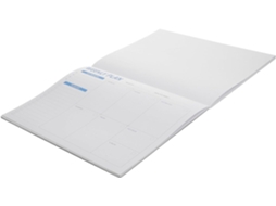 Petit Bloc-notes Agenda Hebdomadaire Destacável Em Papel Branco