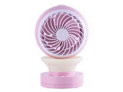 Mini ventilador portátil com duas borboletas, silencioso EOOCOO
