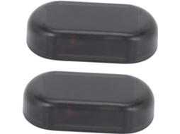 Conjunto de 2 luzes solares de LED antifurto para carro, luz de advertência, economia de energia