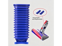 Peças De Reposição Para Aspirador De Pó: Kit Com 2 Peças (mangueira Azul E Escova De Rolo Macia, Ferramenta De Desmontagem Incluída)