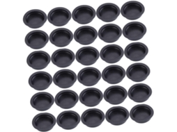 100-rolhas De Borracha Pretas Camada Única Para Cofrinhos, Fechamento Seguro E Design Leve, Ideais Para Cofrinhos E
