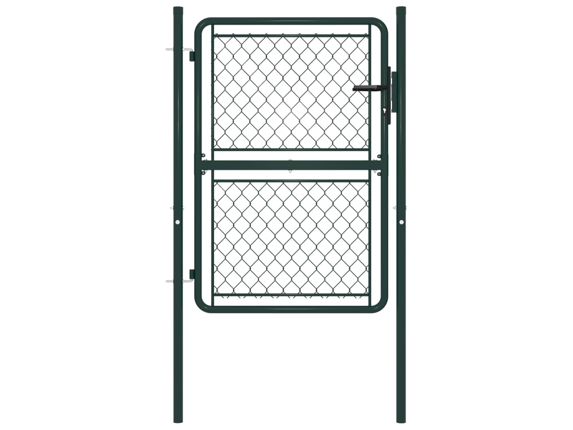 Garden Gate, Garden Gates Vidaxl Verde Aço (100 X 150 Cm)