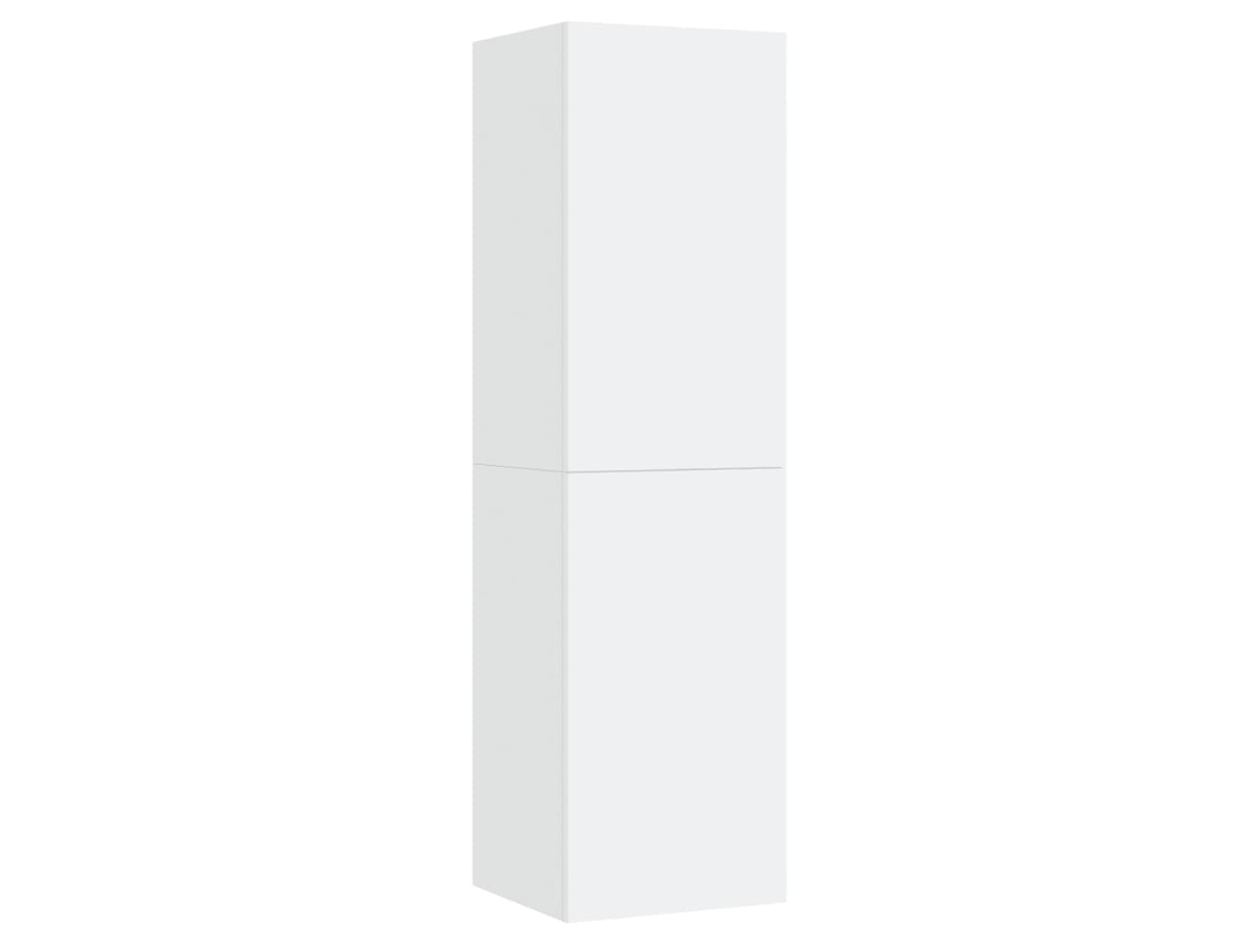 TV Móvel Derivada de Madeira Branco MAISON EXCLUSIVE (30,5x30x110 cm)