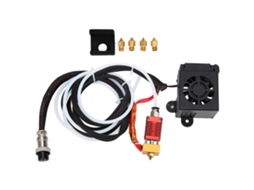 Kit De Bico Quente Extruder Com Mangueira De Silicone Para Impressora 3d Cr-10 Acessórios