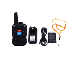 Mini Walkie Talkies 2w/0.5w 16 Canais Leves Rádio Bidirecional Carregamento Usb Walkie Talkies Portáteis Plugue Ue 110v A 240v Brilvibera