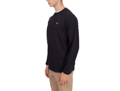 Sweatshirt De Homem Lyle And Scott Lyle Scott Mens Relaxed With Preto (xl)