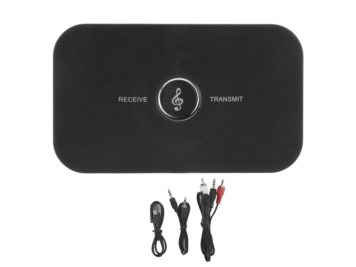 Adaptador Bluetooth 5.0 2 em 1 para TV com cancelamento de ruído e bateria de 600mAh (S/MARCA)