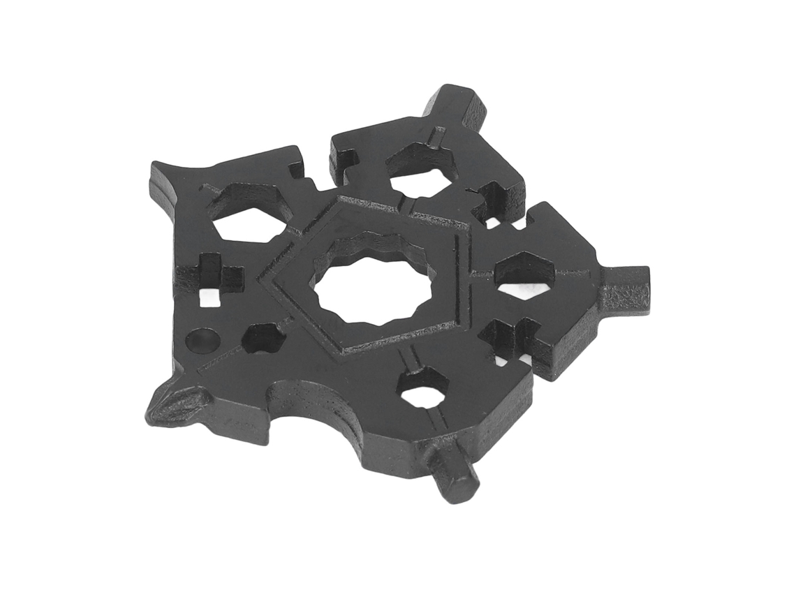 Laxiscreed Chave Snowflake Multifuncional Com Ferramenta Integrada E Abridor De Garrafas