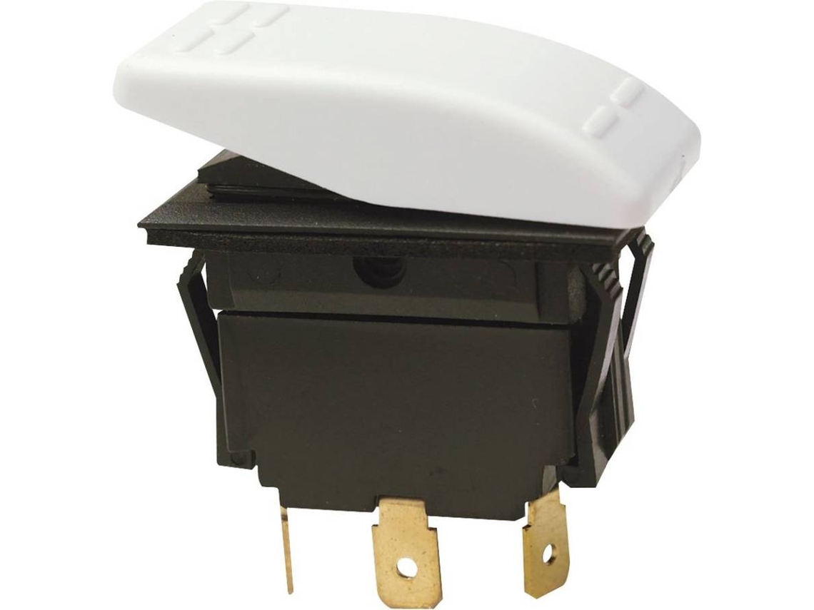 Interruptor SEACHOICE Rocker Switch Mom-Off-Mom Spst Branco