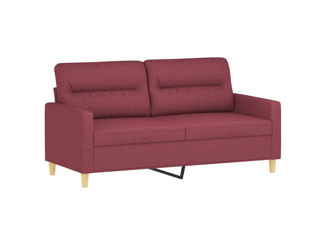 2-seater Sofa, 2-seater Sofas Vidaxl Vermelho Tecido (n/a)
