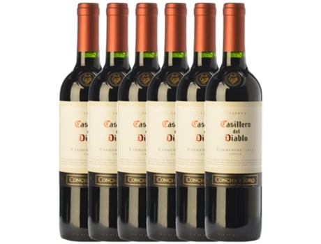 Concha y Toro Casillero del Diablo Carmenère Valle Central Crianza 75 cl (Caixa de 6 unidades)