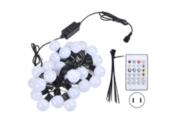 Luzes de Fita G40 25LED RGB 5m com Controle App para Festas e Decoração de Jardim | S/MARCA