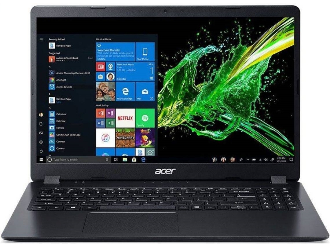 Portátil ACER ASPIRE 3 A315-55G-59EJ (15.6'', Intel Core i5-10210U, RAM: 8 GB, 256 GB SSD, NVIDIA GeForce MX 230)