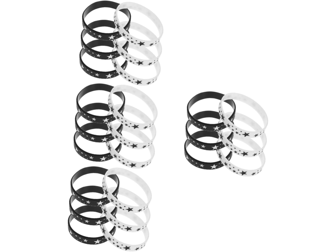 Pulseiras de silicone resistentes ao desgaste, faça você mesmo. Pulseira flexível.