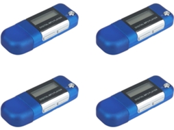 Reprodutor De Mp3 4x 4gb Com Entrada Usb, Compatível Pilhas Aaa