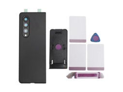 Aetheria tampa de Vidro Traseira com Lente de Câmera e Kit de Reparo para Galaxy Z Fold 3 5g F926 Preto