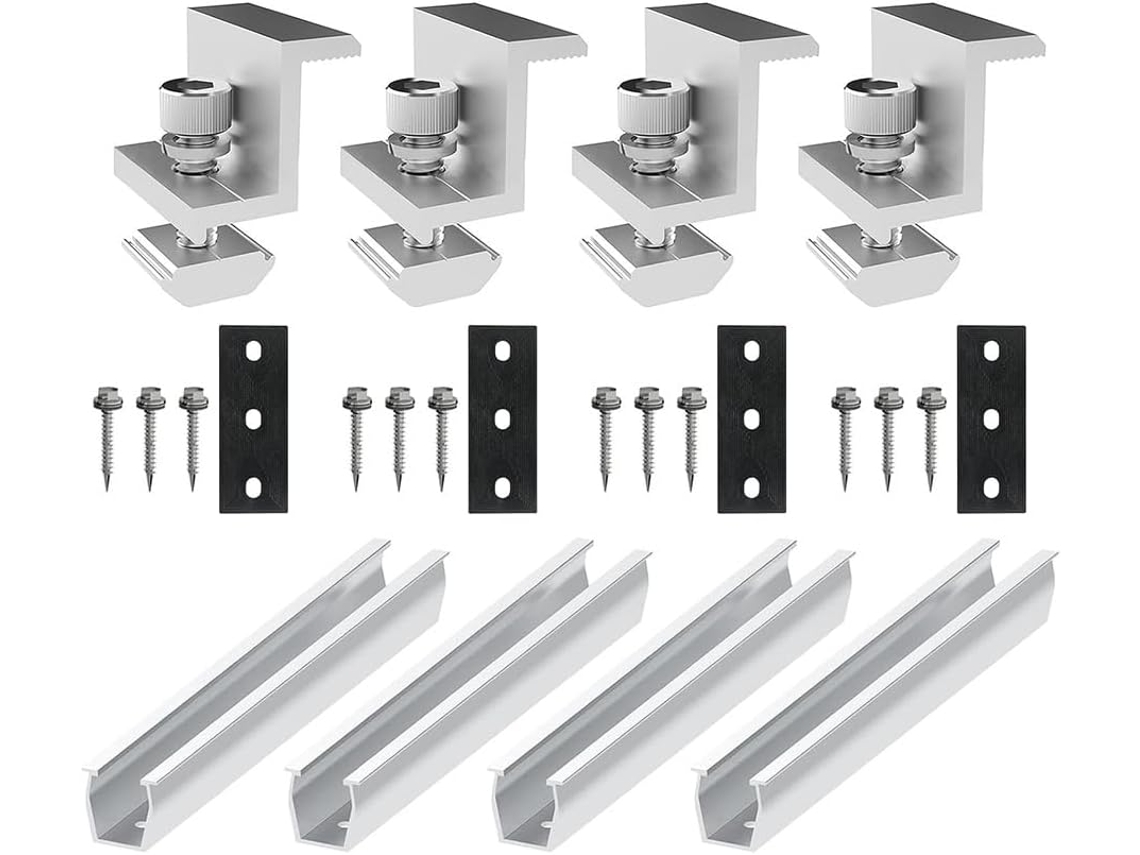 Kit De Suporte Em Metal E Conector De Painel