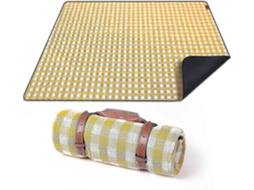 Lurelia Manta De Piquenique 200x150 Cm Rosa Acrílico Impermeável Dobrável Portátil Com Alça Lavável Para Campismo Caminhadas Viagens
