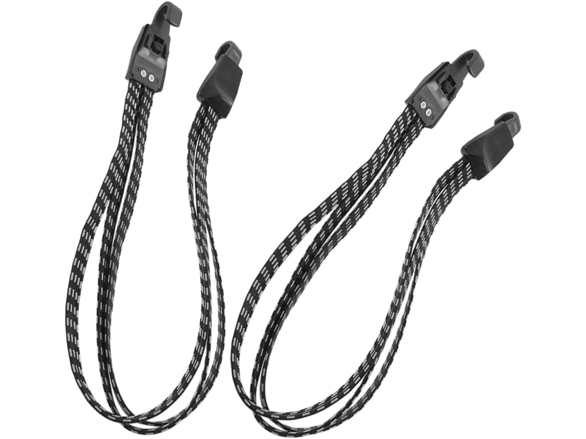 Conjunto De 2 Cintas Práticas Para Bagagem, Pretas