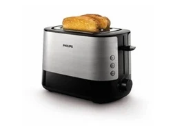 Torrador De Pão Philips Hd2637/90 Fenda Larga Metal/preto 950 W