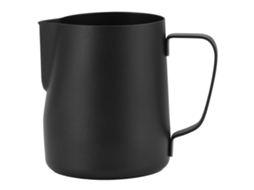 Espumador De Leite Estilo Japonês Em Aço Inoxidável 304 Para Café, Ideal Para Uso Doméstico(600ml, Preto)