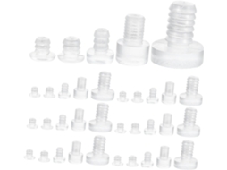 Conjunto De 75 Peças De Almofadas Antichoque De Silicone Transparente Para Proteção De Móveis.