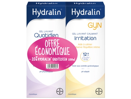 Gyn Gel de Limpeza Suavizante para Irritação 200 Ml Gel de Limpeza Diário 200 Ml -20% HYDRALIN