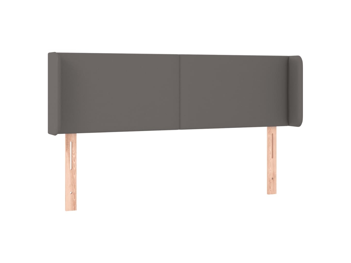 Headboard, Headboards Vidaxl Cinzeto Couro Artificial (147 X 16 X 78/88 Cm)