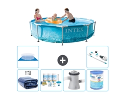 Piscina com Estrutura Redonda 305x76 Cm 7 peças S41335 INTEX