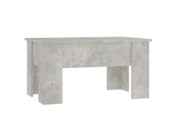 Conjunto 1 Mesa De Centro Vidaxl Cinzeto Derivados De Madeira (79 X 49 X 41 Cm)
